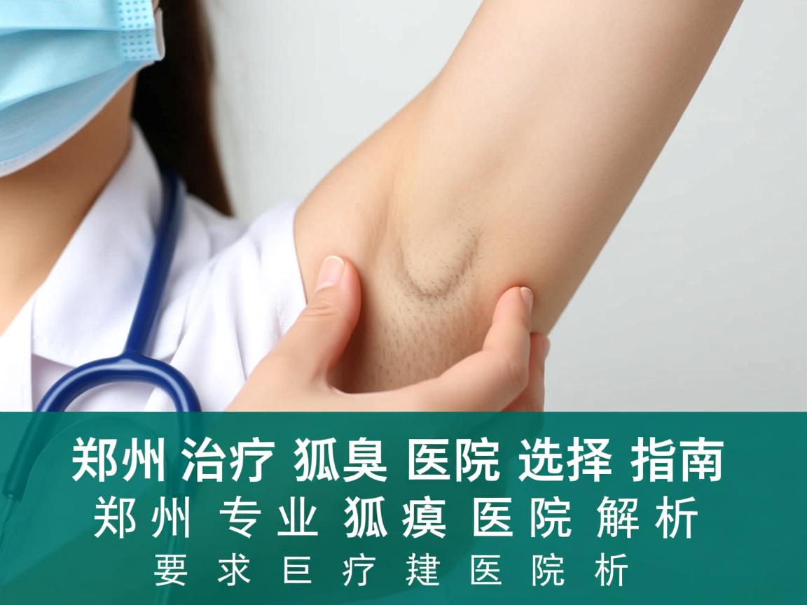 郑州治疗狐臭医院选择指南，郑州专业狐臭医院解析
