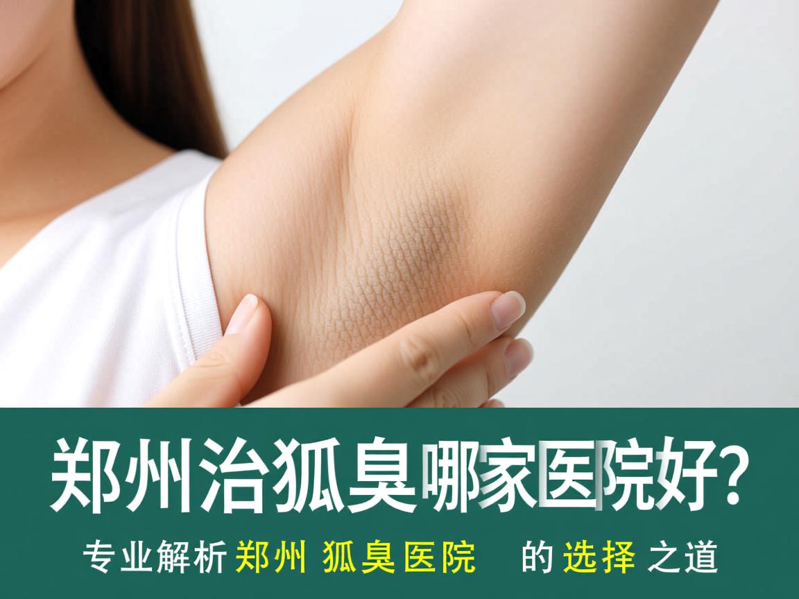 郑州治狐臭哪家医院较好？专业解析郑州狐臭医院的选择之道