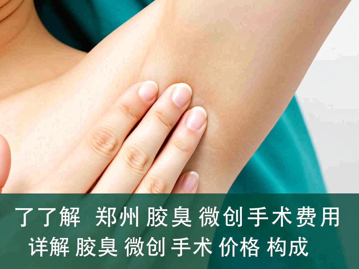 了解郑州腋臭微创手术费用 详解腋臭微创手术价格构成 了解郑州腋臭微创手术费用 详解腋臭微创手术价格构成