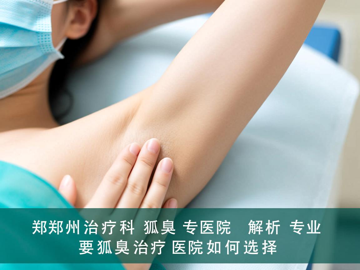 郑州治疗狐臭专科医院解析，专业狐臭治疗医院如何选择