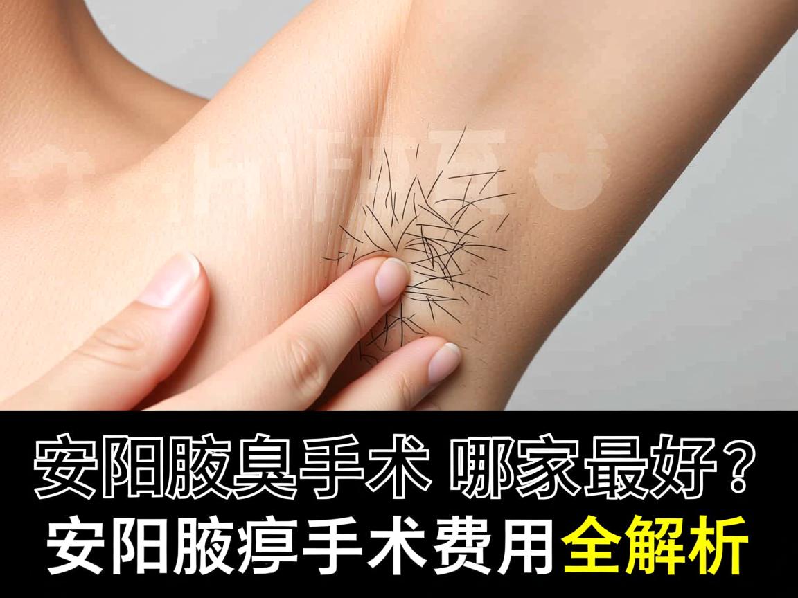 安阳腋臭手术哪家最好？安阳腋臭手术费用全解析