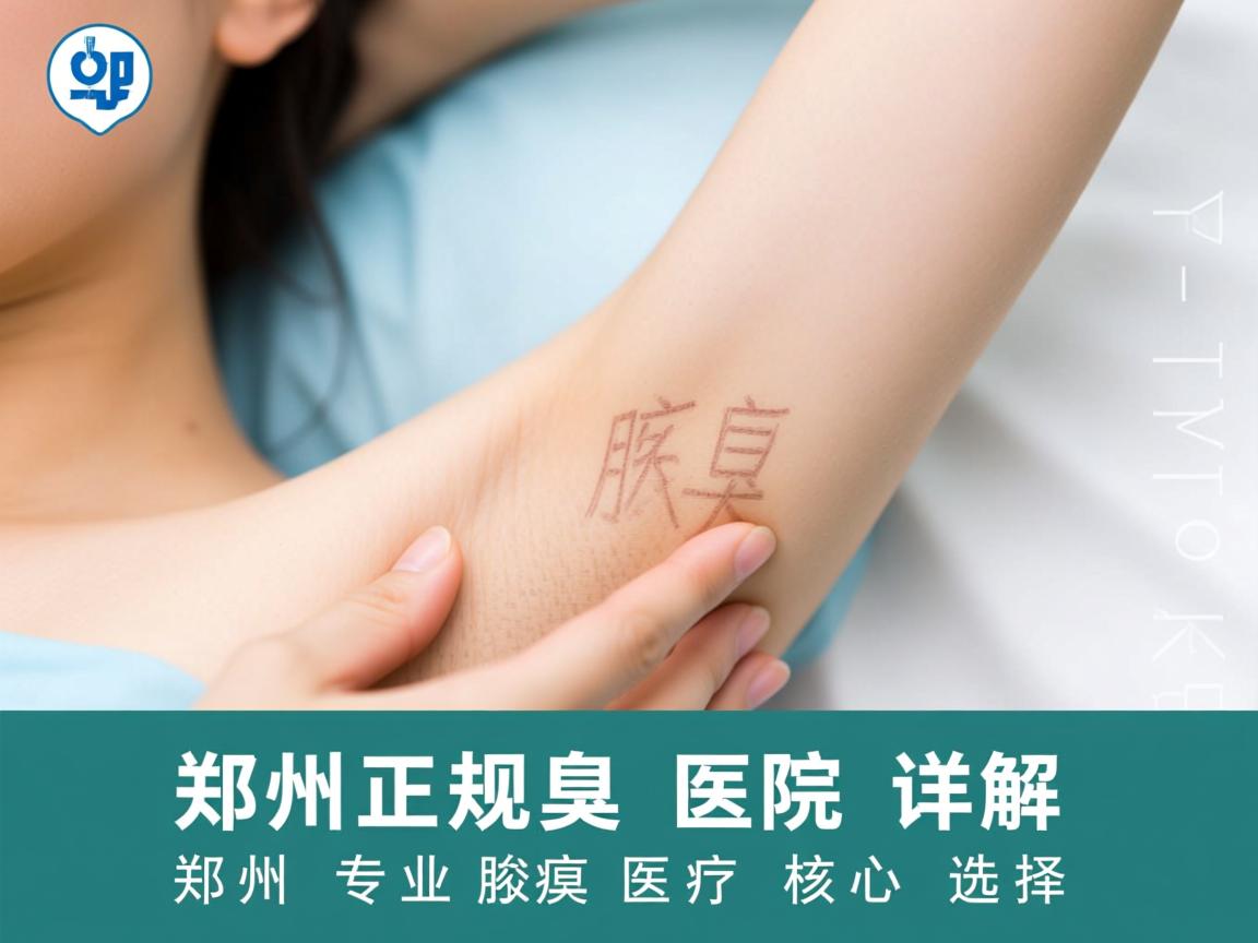 郑州正规腋臭医院详解，郑州专业腋臭医疗的核心选择