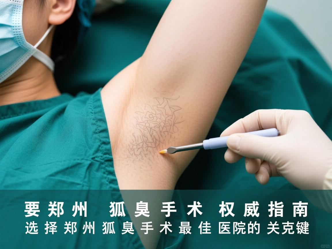 郑州狐臭手术权威指南，选择郑州狐臭手术最佳医院的关键