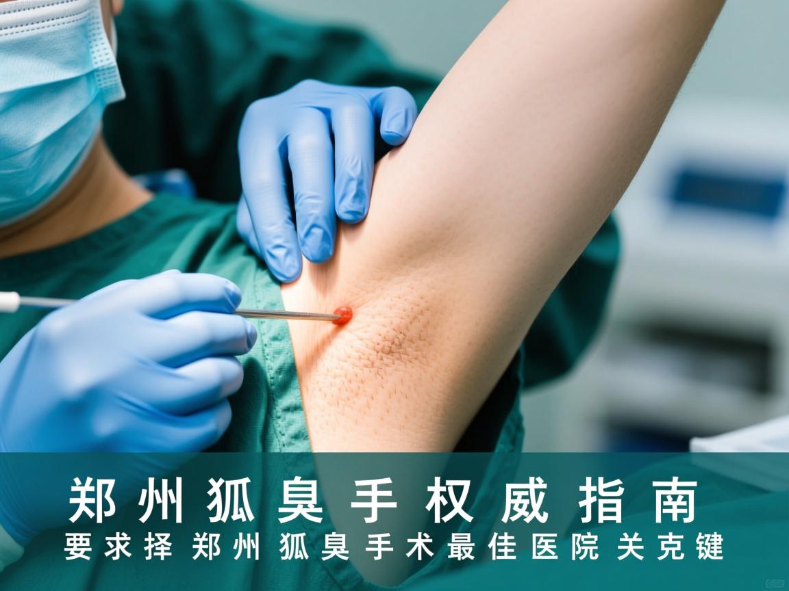郑州狐臭手术权威指南，选择郑州狐臭手术最佳医院的关键