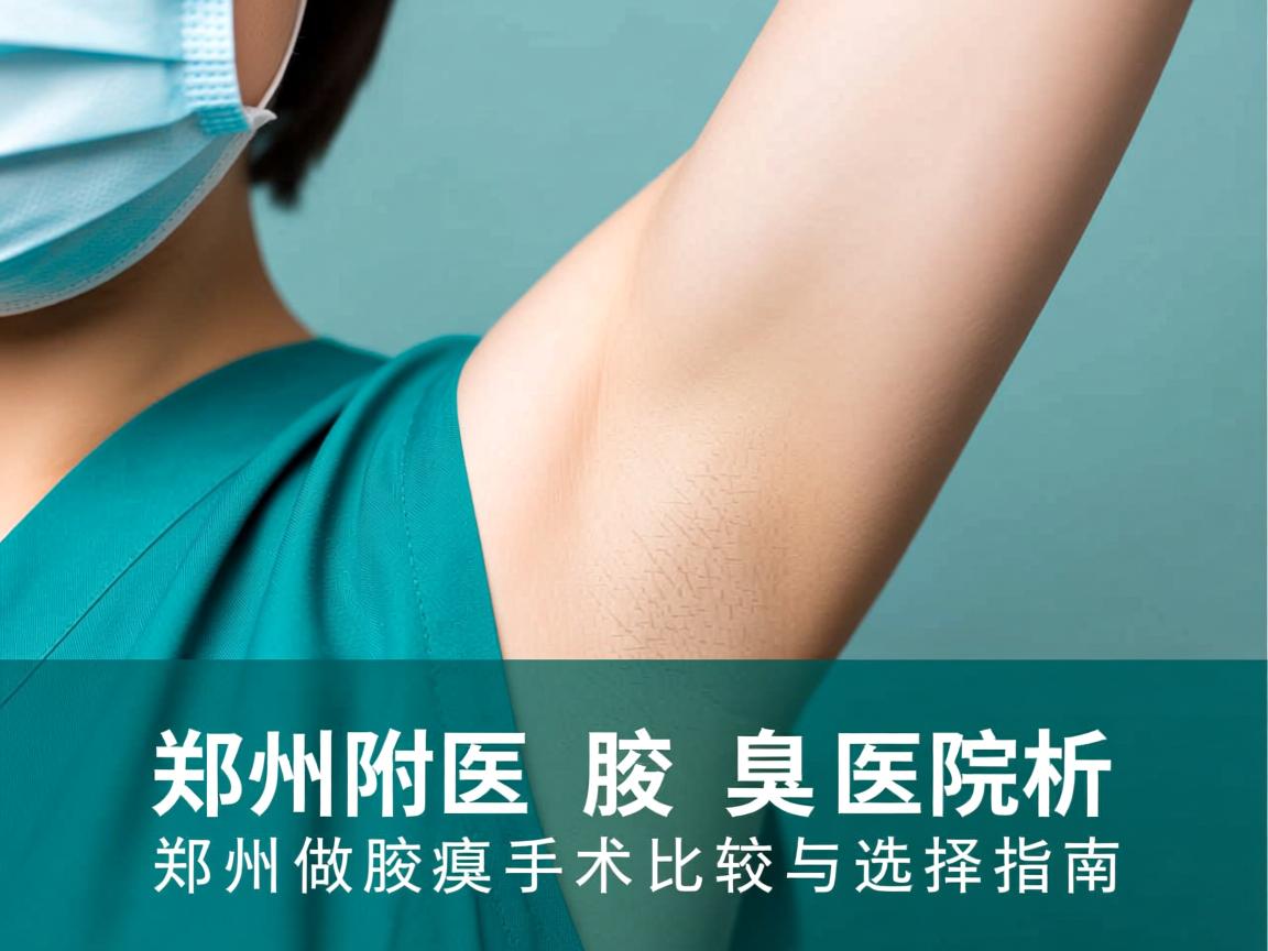 郑州附医腋臭医院解析，郑州做腋臭手术比较与选择指南