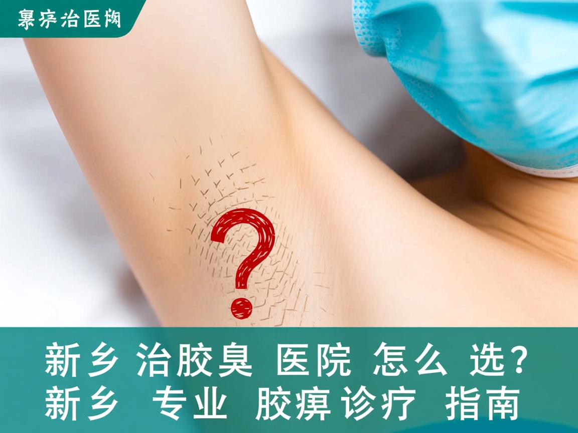 新乡治疗腋臭医院怎么选？新乡专业腋臭诊疗指南