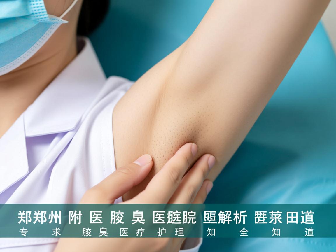 郑州附医腋臭医院解析，专业腋臭医疗护理知识全知道