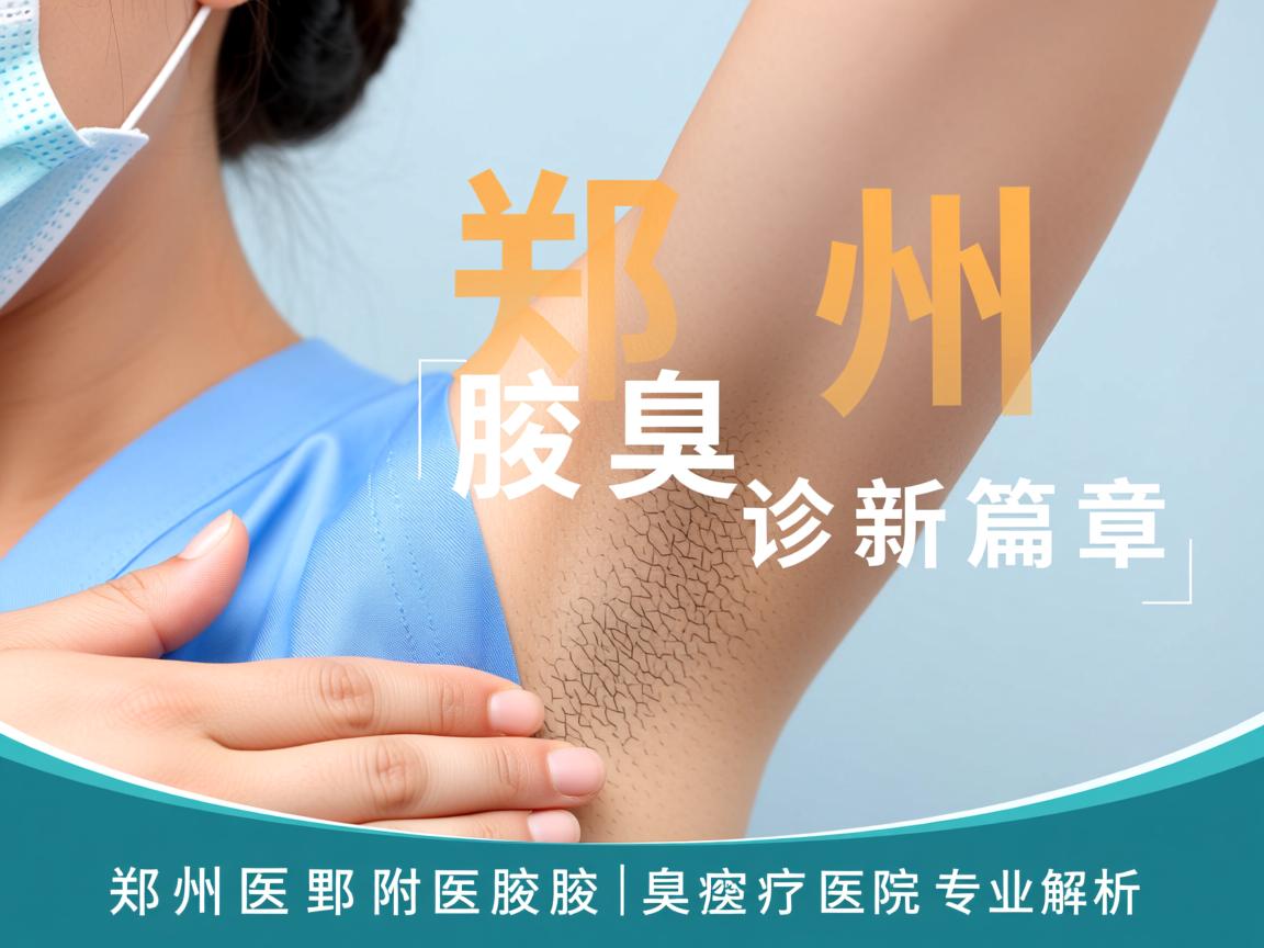 郑州腋臭诊疗新篇章，郑州附医腋臭医院专业解析