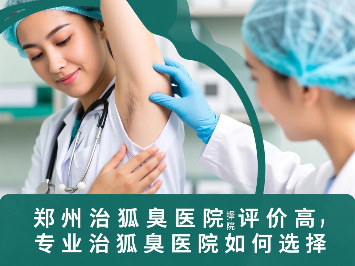 郑州治狐臭医院评价高，专业治狐臭医院如何选择