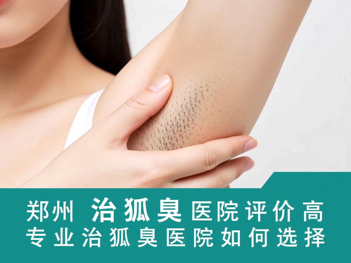 郑州治狐臭医院评价高，专业治狐臭医院如何选择