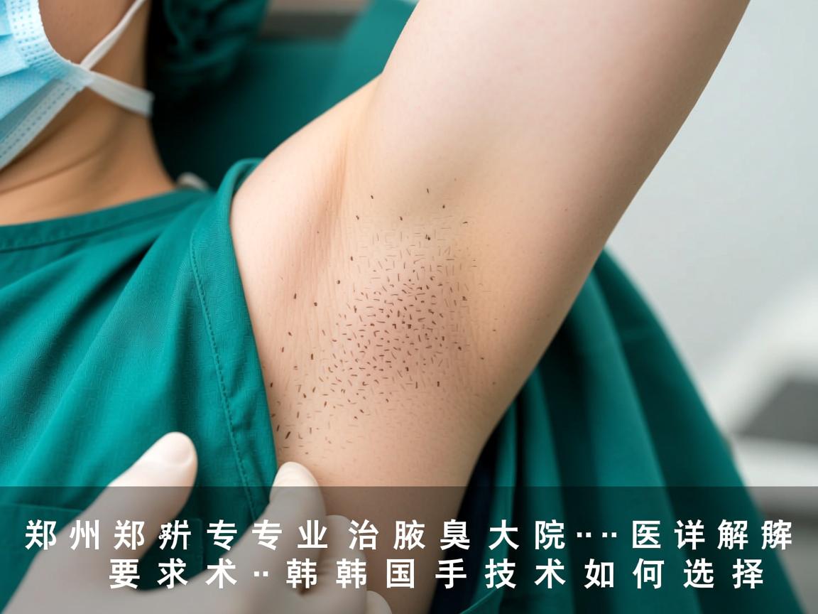 郑州专业治腋臭大医院详解，韩国手术技术如何选择
