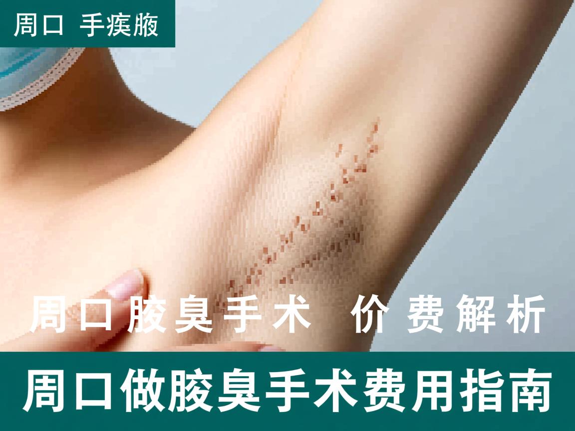 周口腋臭手术价格解析，周口做腋臭手术费用指南