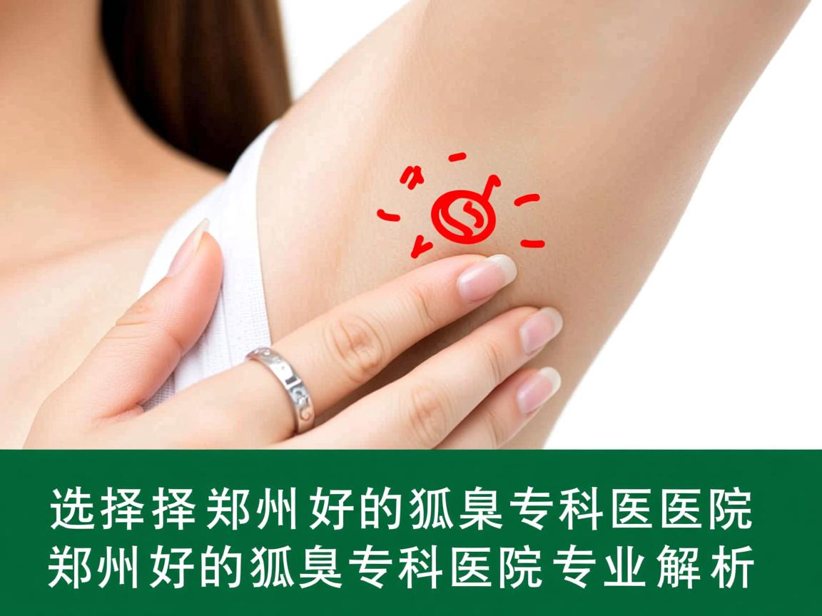 选择郑州好的狐臭专科医院，郑州好的狐臭专科医院专业解析