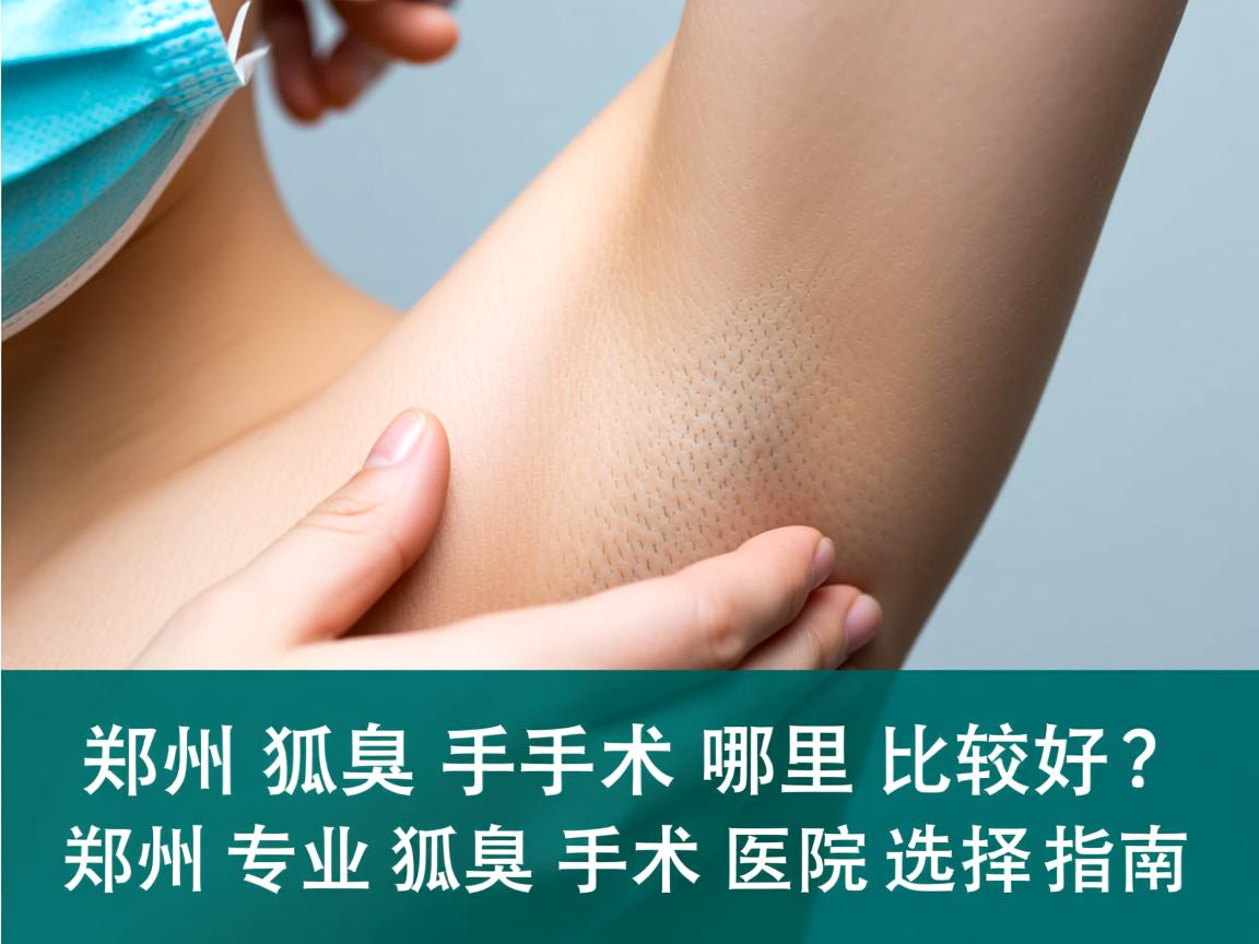 郑州狐臭手术哪里比较好？郑州专业狐臭手术医院选择指南