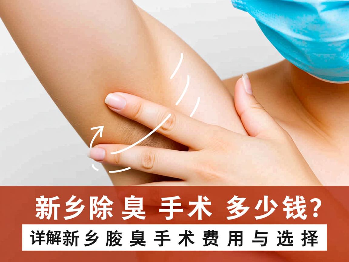 新乡除腋臭手术多少钱？详解新乡腋臭手术费用与选择