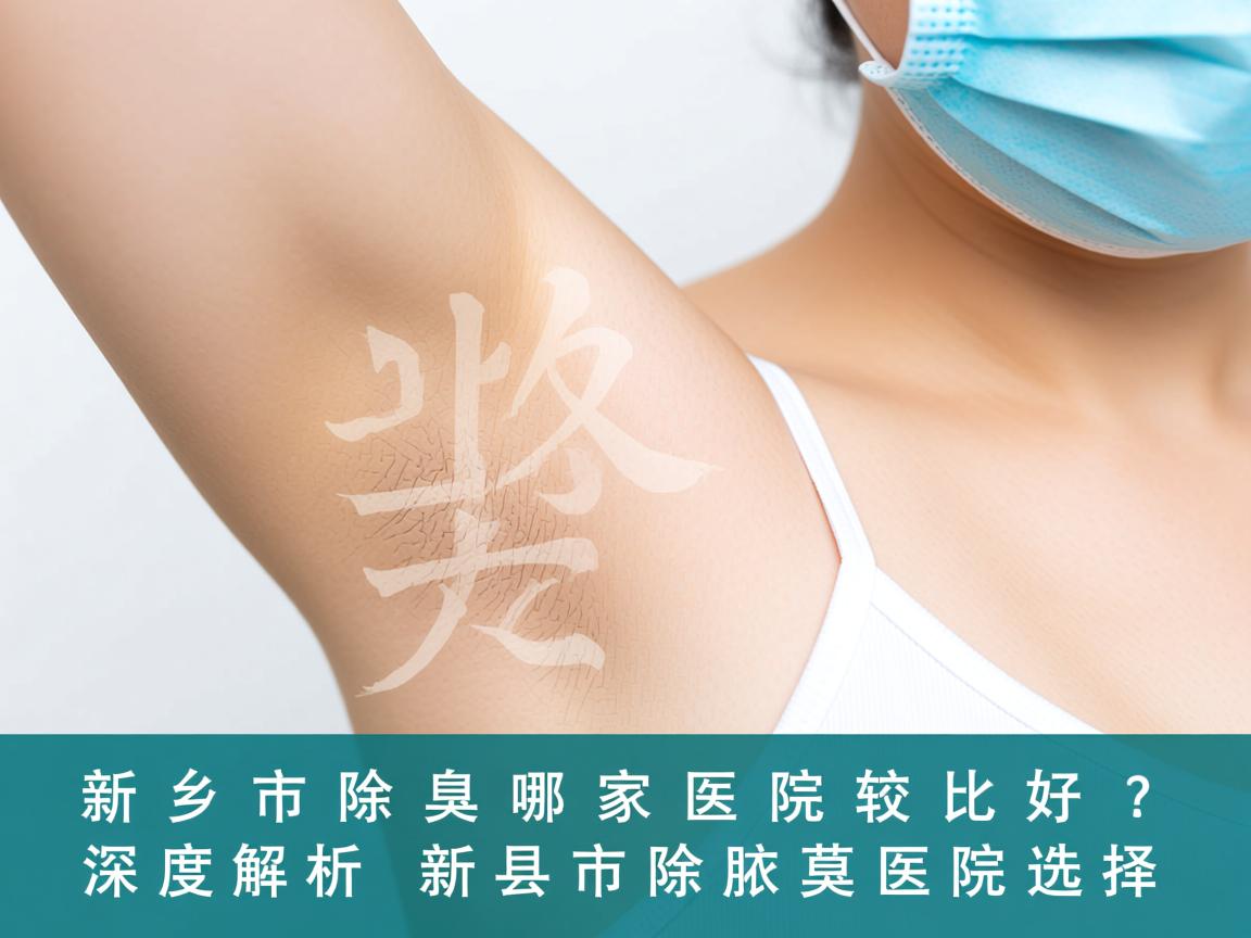 新乡市除腋臭哪家医院比较好？深度解析新乡市除腋臭医院选择