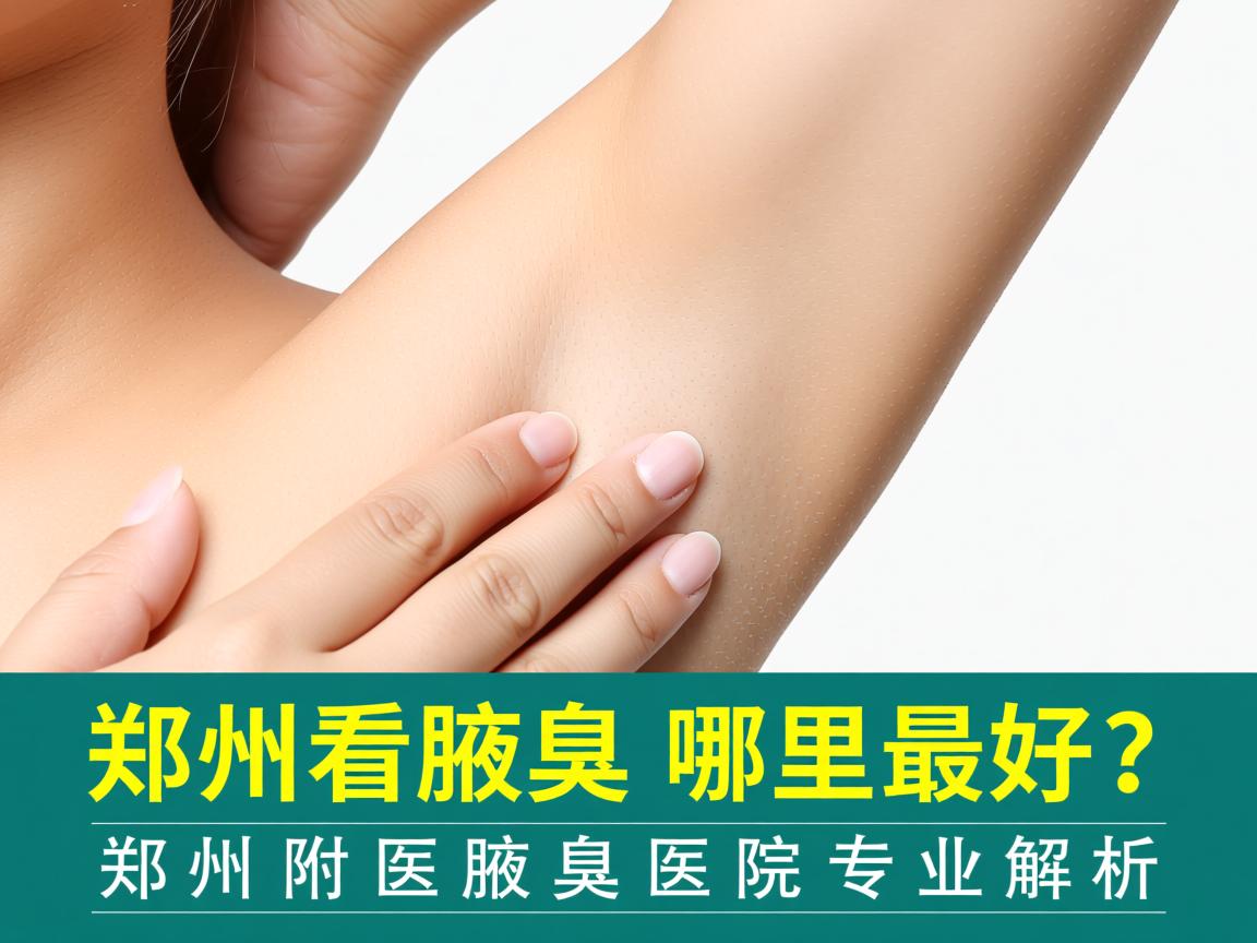 郑州看腋臭哪里最好？郑州附医腋臭医院专业解析