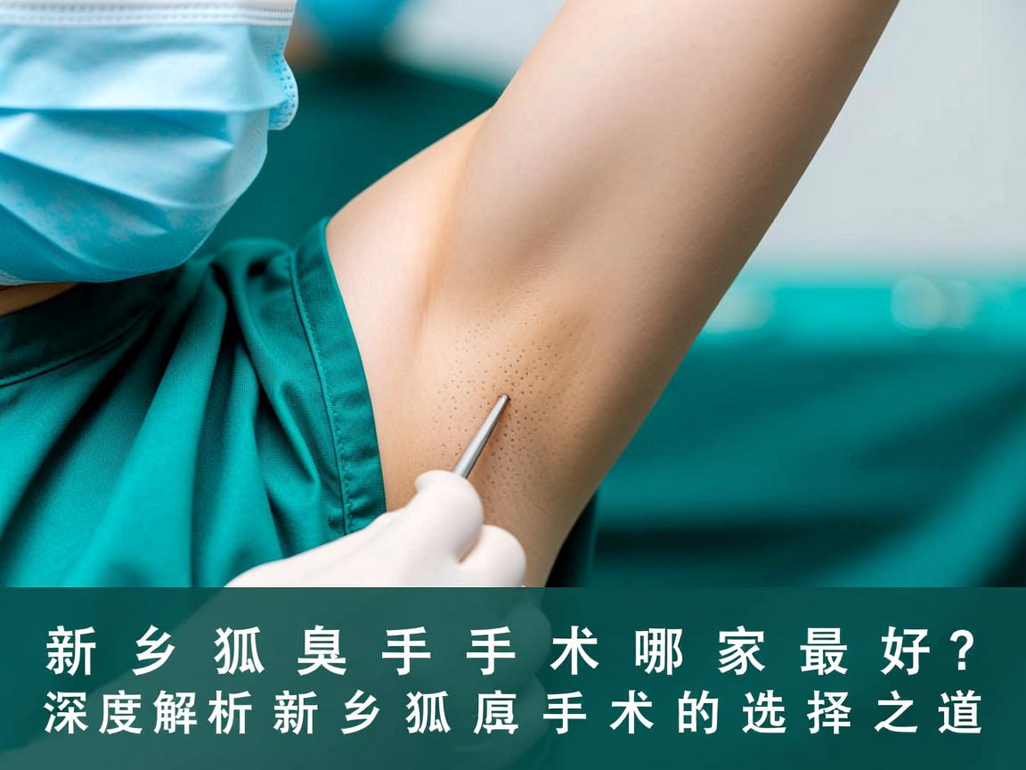 新乡狐臭手术哪家最好？深度解析新乡狐臭手术的选择之道