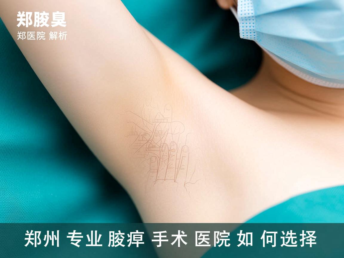 郑州腋臭医院解析，郑州专业腋臭手术医院如何选择