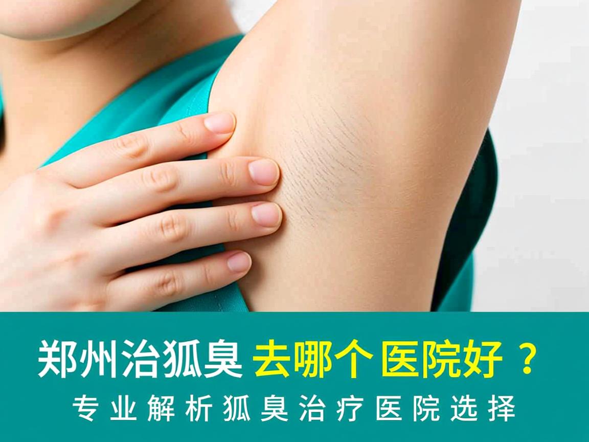 郑州治狐臭去哪个医院好？专业解析狐臭治疗医院选择