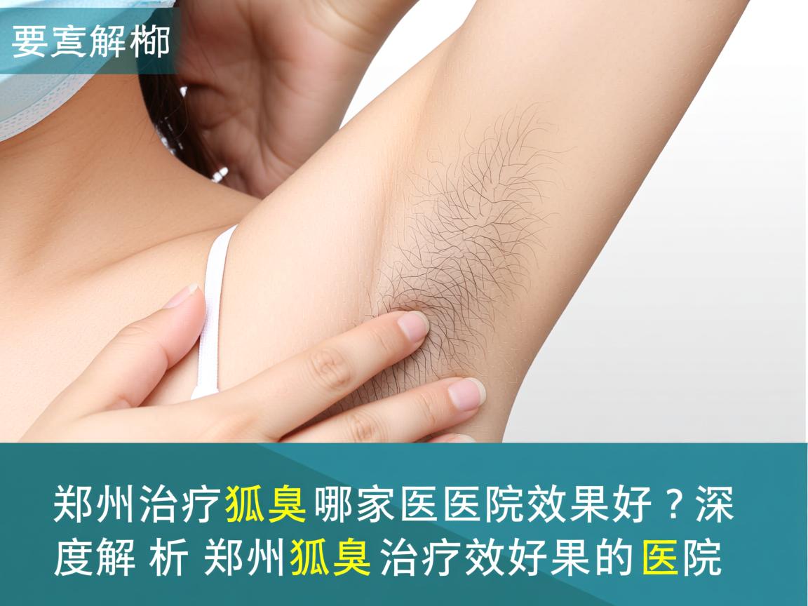 郑州治疗狐臭哪家医院效果好？深度解析郑州狐臭治疗效果好的医院
