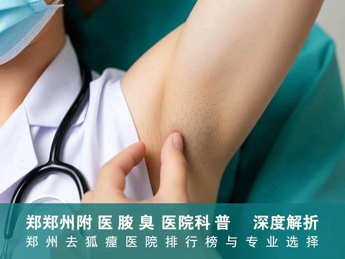 郑州附医腋臭医院科普，深度解析郑州去狐臭医院排行榜与专业选择