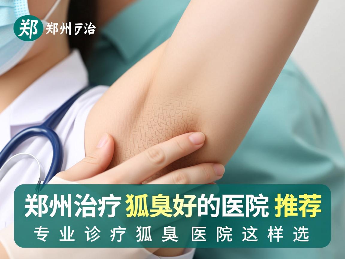郑州治疗狐臭好的医院推荐，专业诊疗狐臭医院这样选