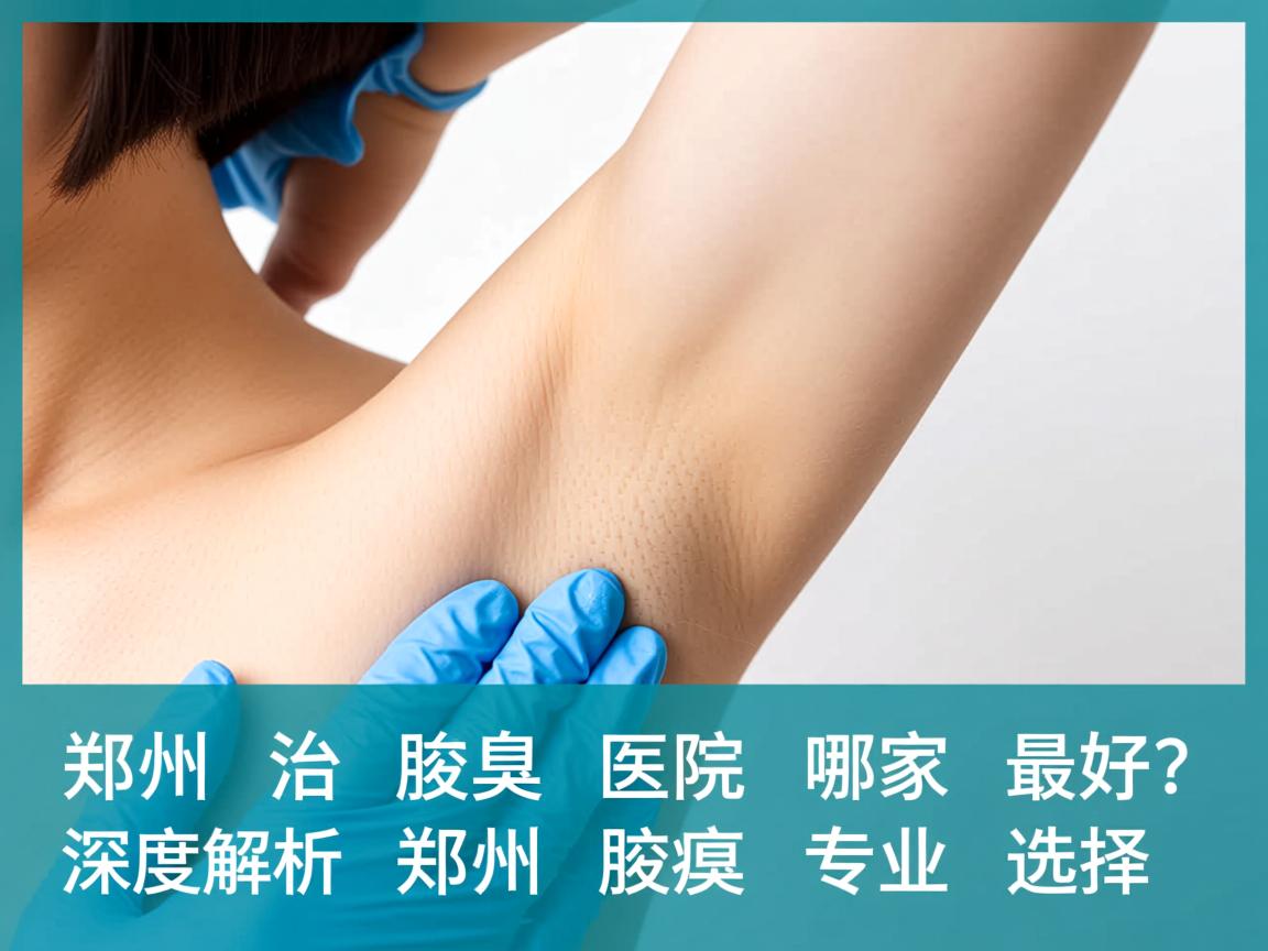 郑州治腋臭医院哪家最好？深度解析郑州腋臭医院的专业选择