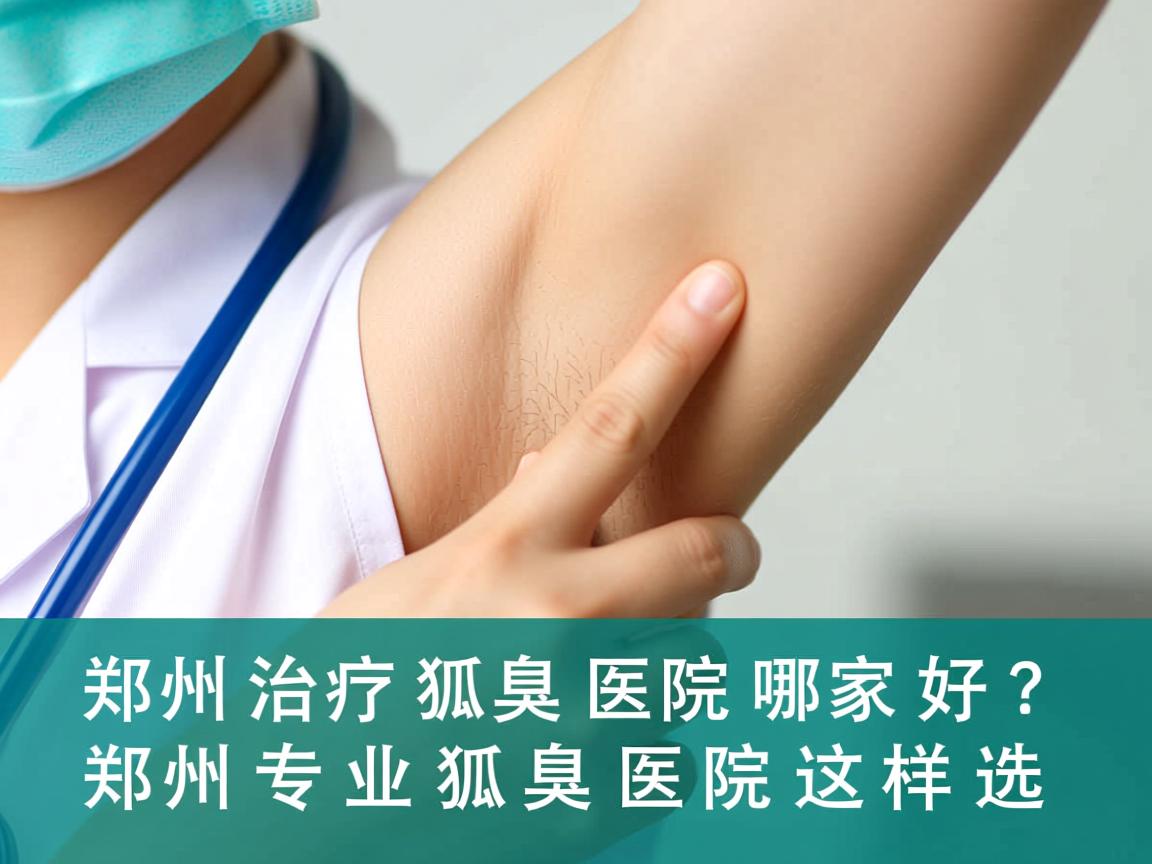 郑州治疗狐臭医院哪家好？郑州专业狐臭医院这样选