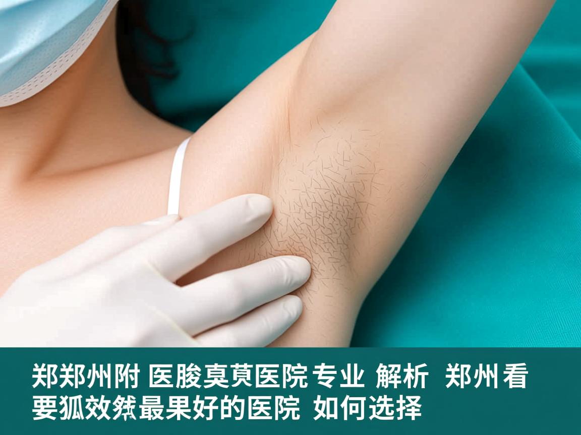 郑州附医腋臭医院专业解析，郑州看狐臭效果最好的医院如何选择