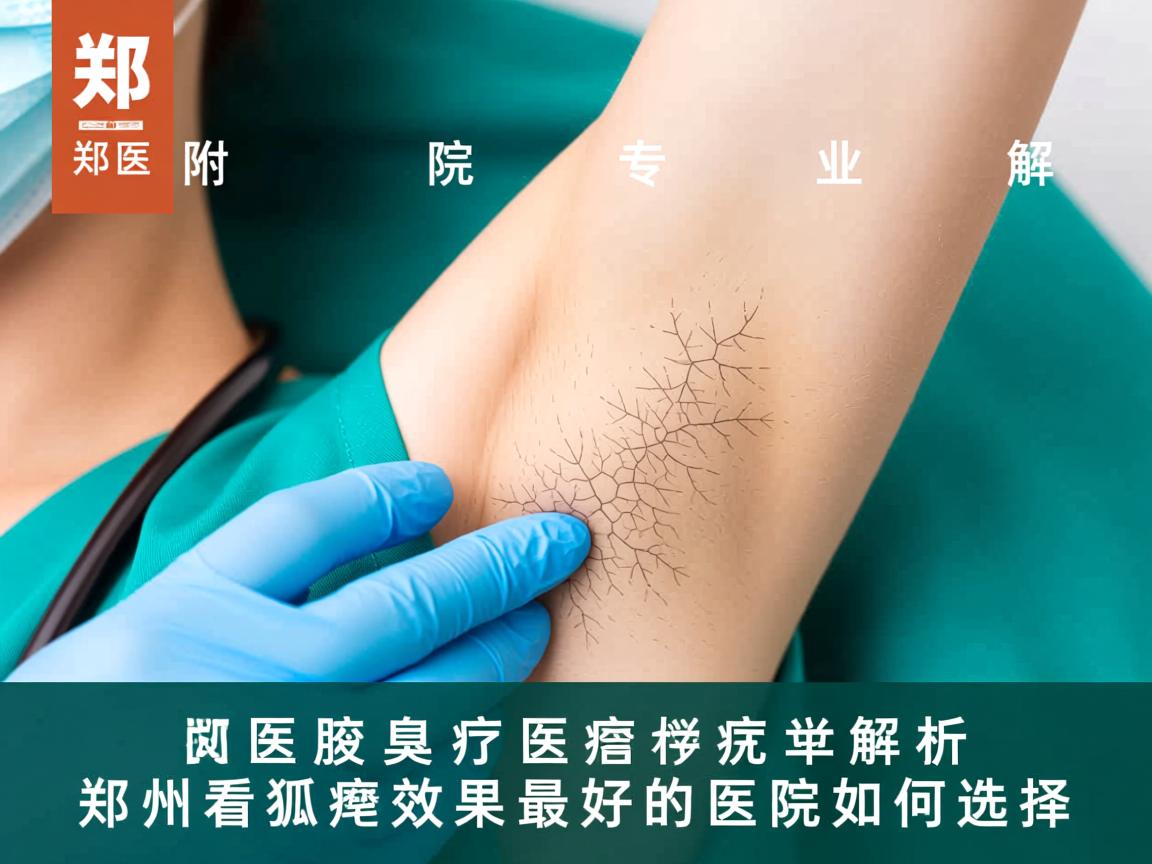 郑州附医腋臭医院专业解析，郑州看狐臭效果最好的医院如何选择