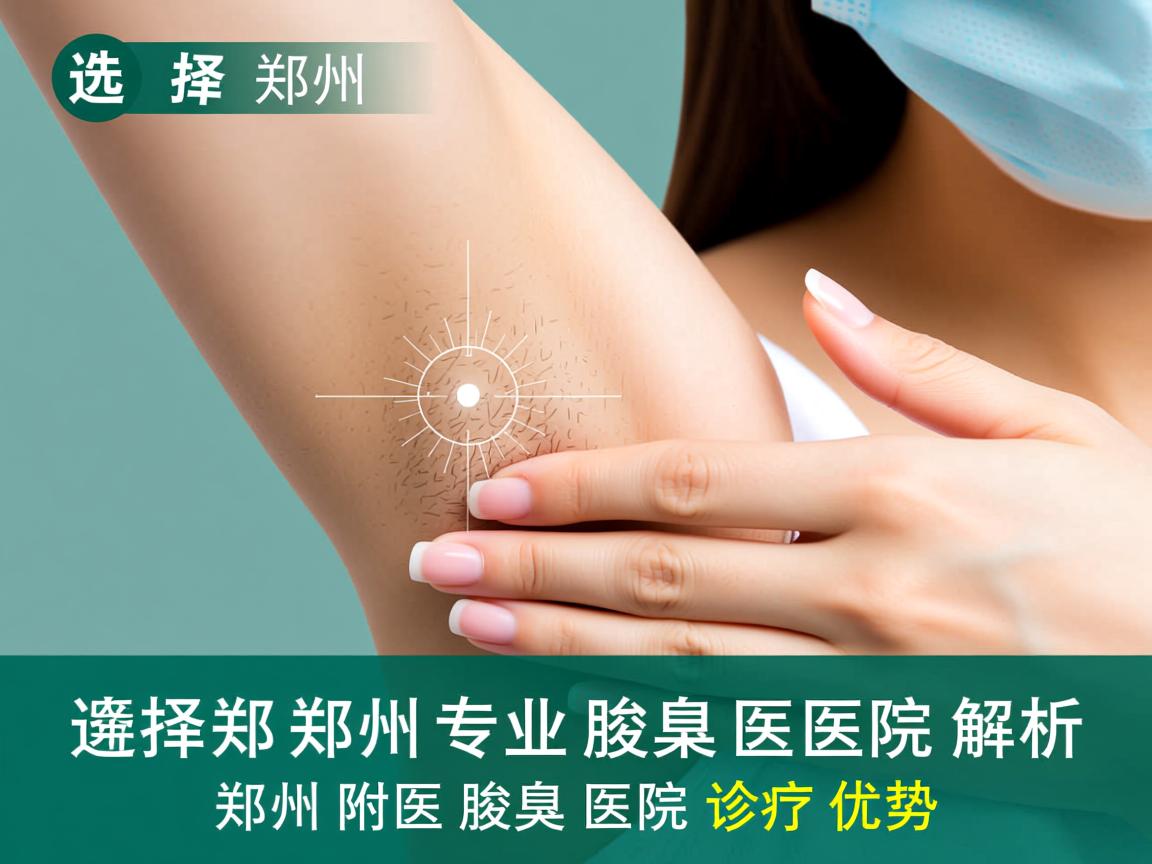 选择郑州专业腋臭医院，解析郑州附医腋臭医院的诊疗优势