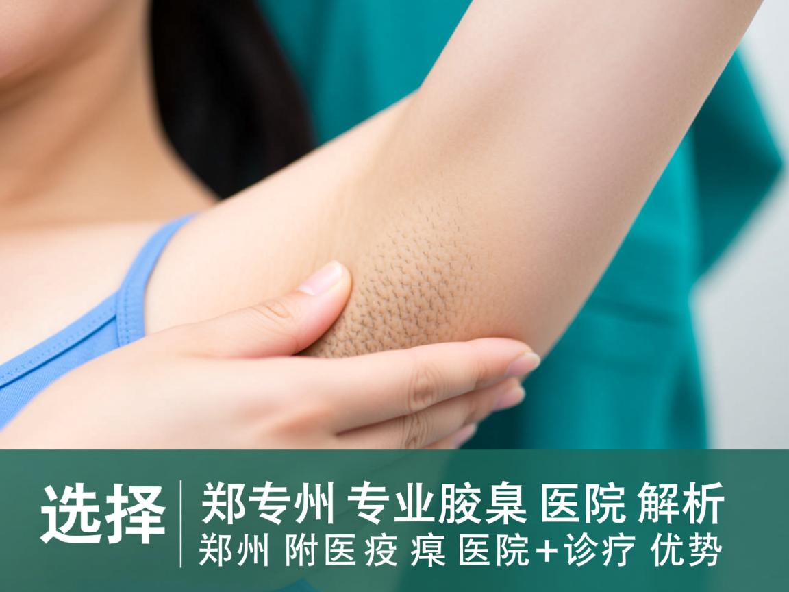 选择郑州专业腋臭医院，解析郑州附医腋臭医院的诊疗优势