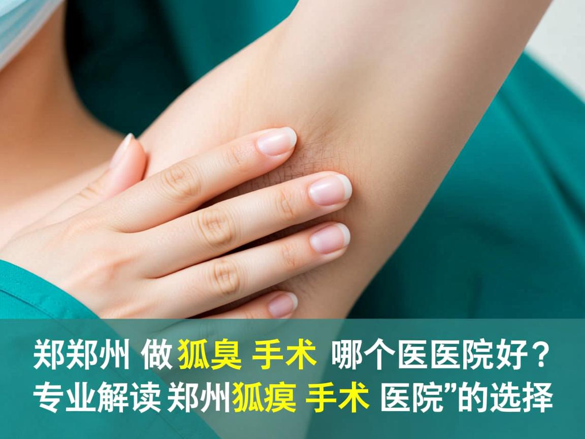 郑州做狐臭手术哪个医院好?专业解读郑州狐臭手术医院的选择 郑州做狐臭手术哪个医院好?专业解读郑州狐臭手术医院的选择