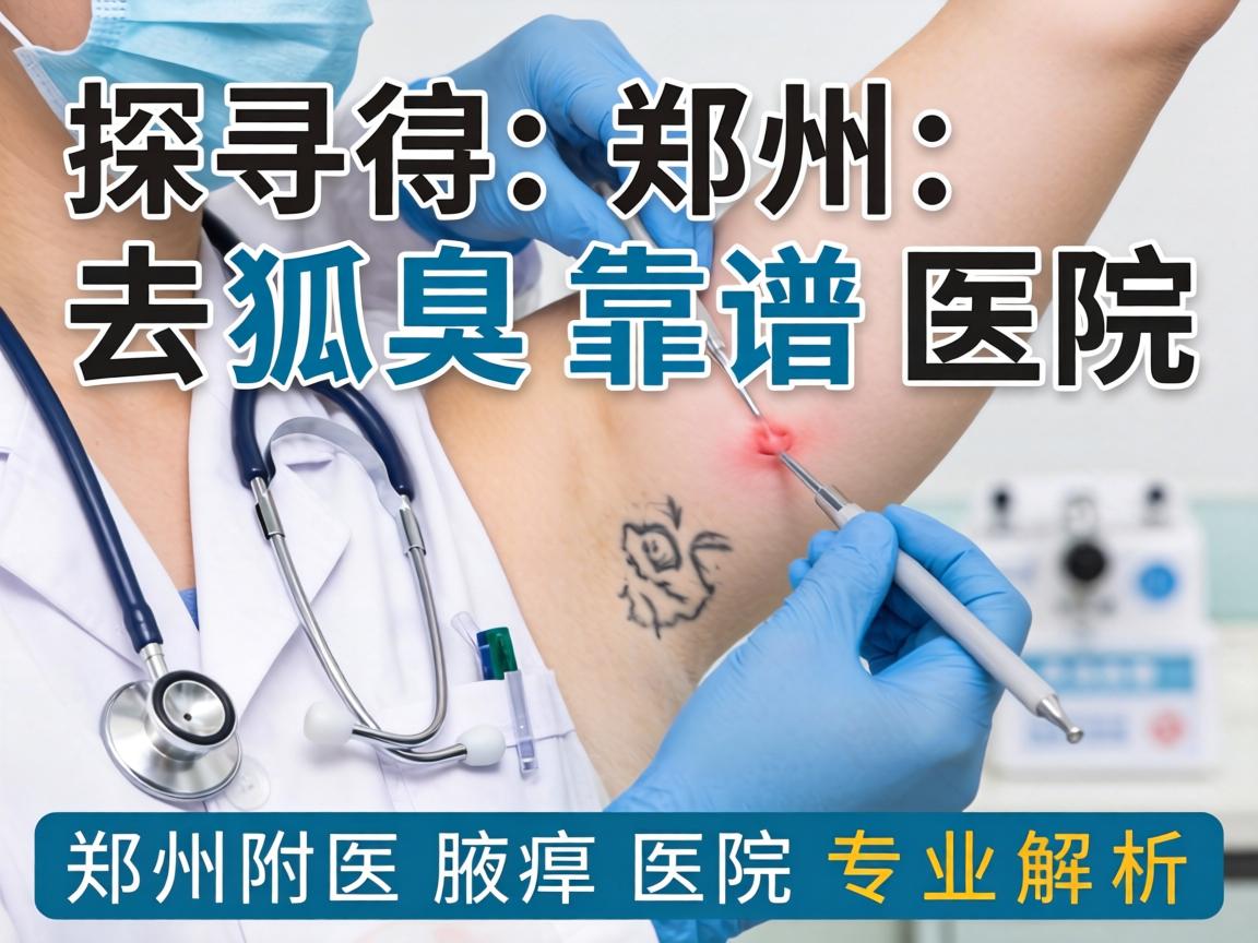 探寻郑州去狐臭靠谱医院，郑州附医腋臭医院专业解析
