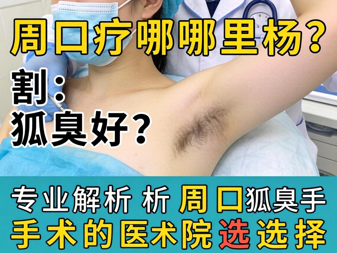 周口哪里割狐臭好？专业解析周口狐臭手术的医院选择