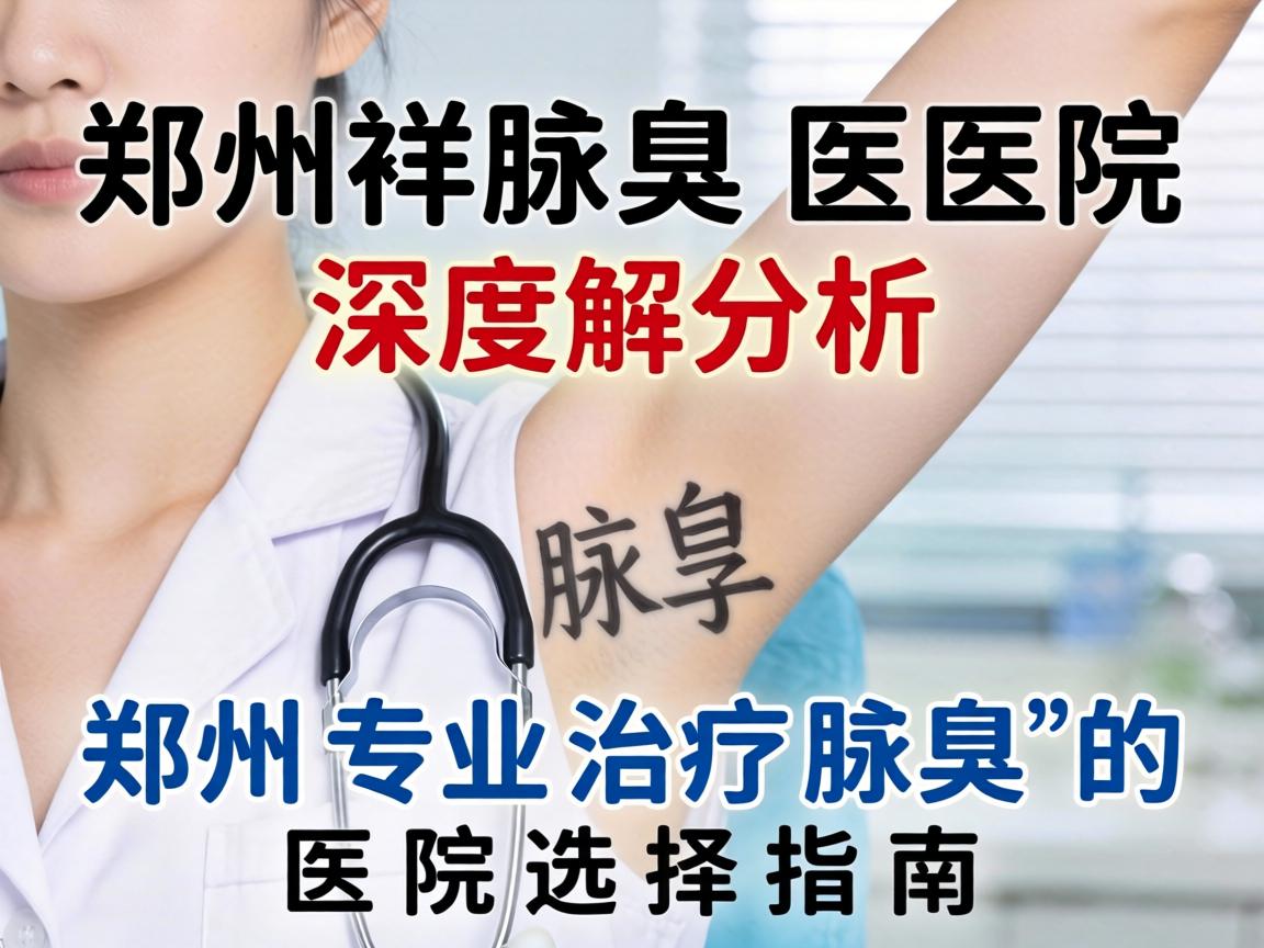 郑州腋臭医院深度解析，郑州专业治疗腋臭的医院选择指南