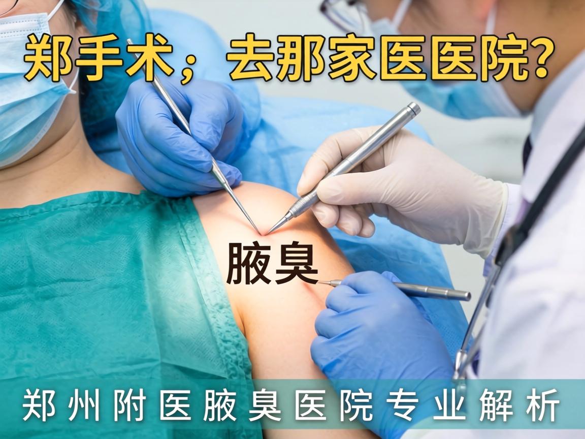 郑州腋臭手术去那家医院？郑州附医腋臭医院专业解析
