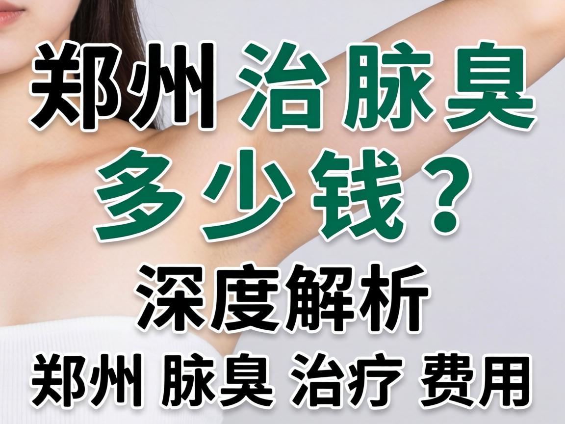 郑州治腋臭多少钱？深度解析郑州腋臭治疗费用