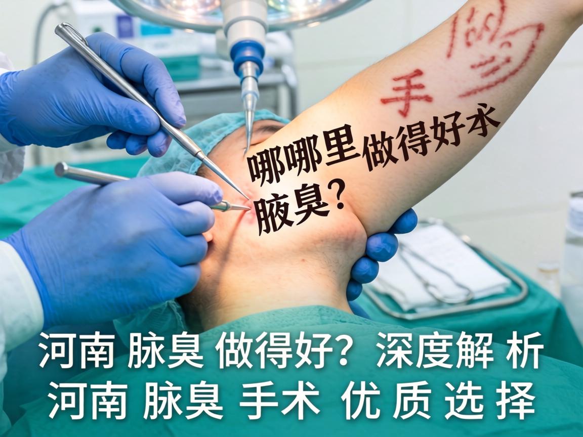 河南腋臭手术哪里做得好？深度解析河南腋臭手术优质选择