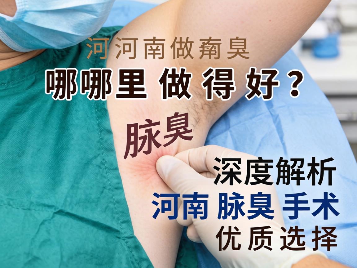 河南腋臭手术哪里做得好？深度解析河南腋臭手术优质选择
