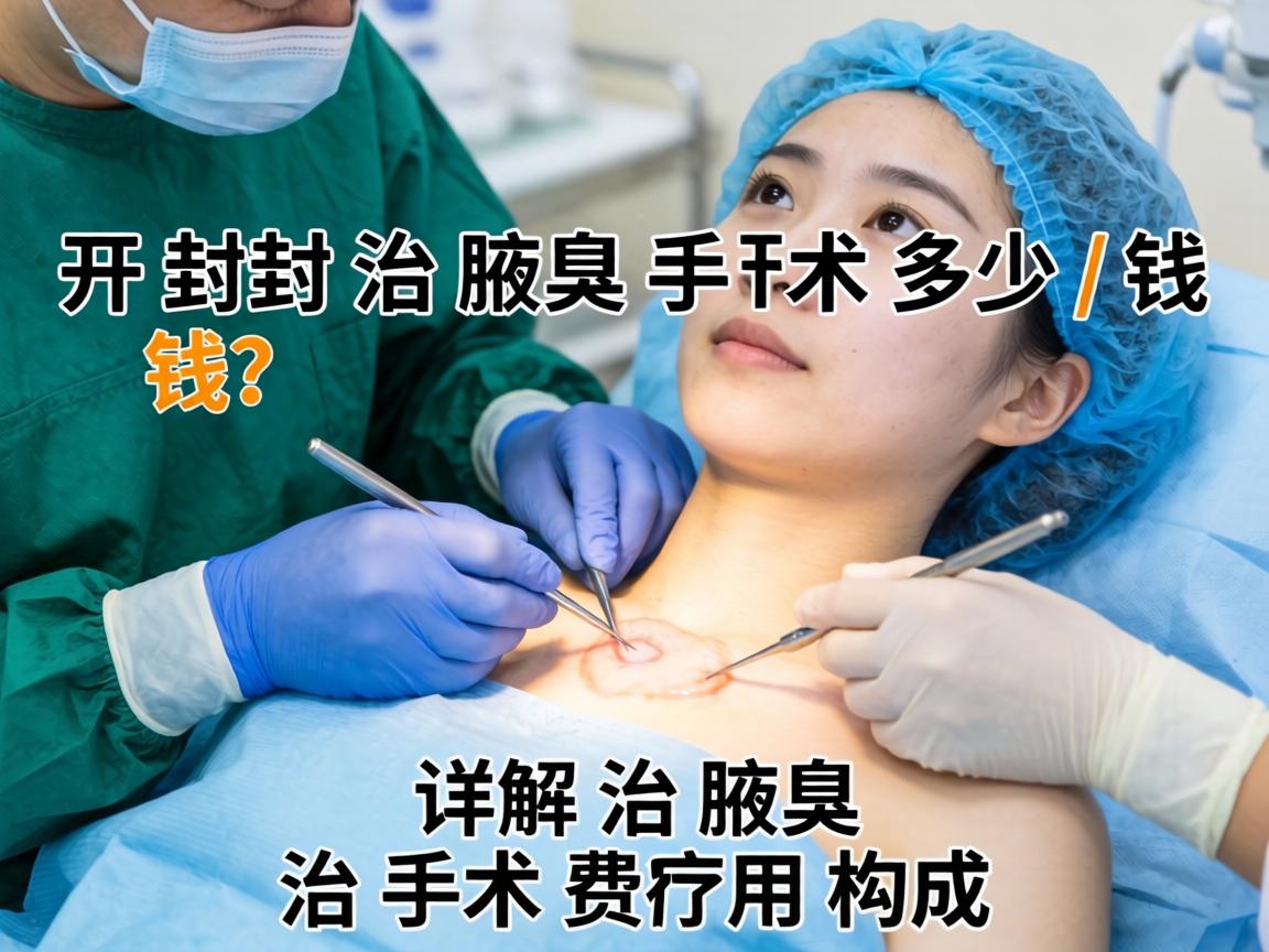 开封治腋臭手术多少钱？详解治腋臭手术费用构成