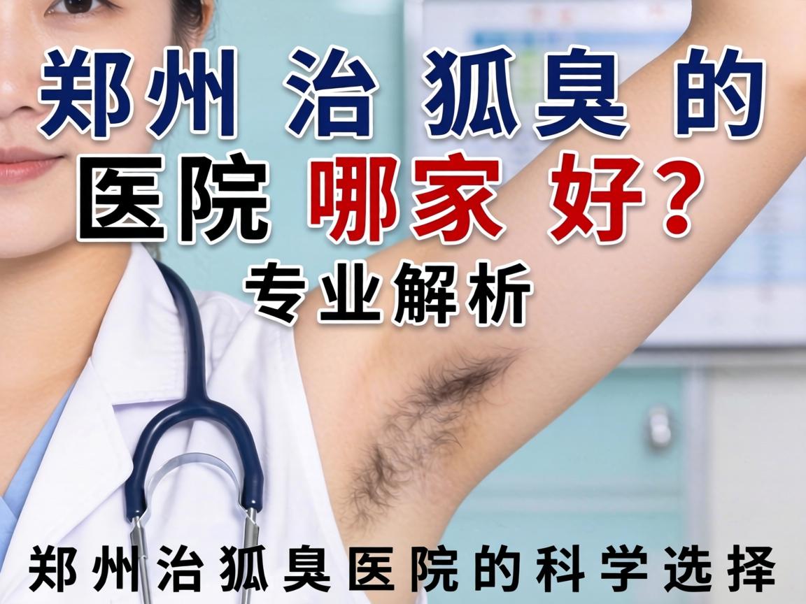 郑州治狐臭的医院哪家好？专业解析郑州治狐臭医院的科学选择