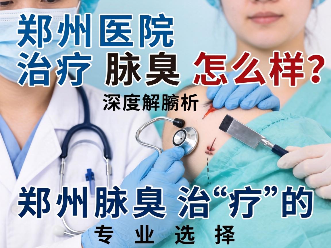 郑州医院治疗腋臭怎么样？深度解析郑州腋臭治疗的专业选择