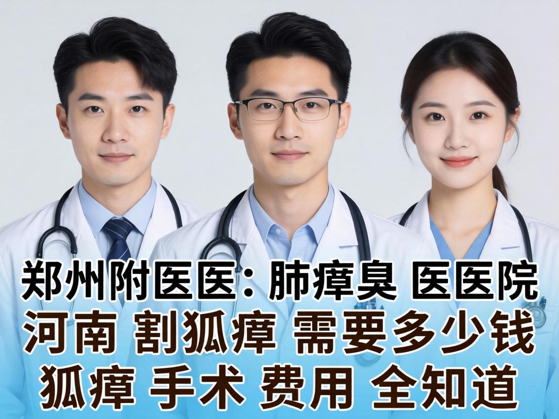 郑州附医腋臭医院解析，河南割狐臭需要多少钱，狐臭手术费用全知道
