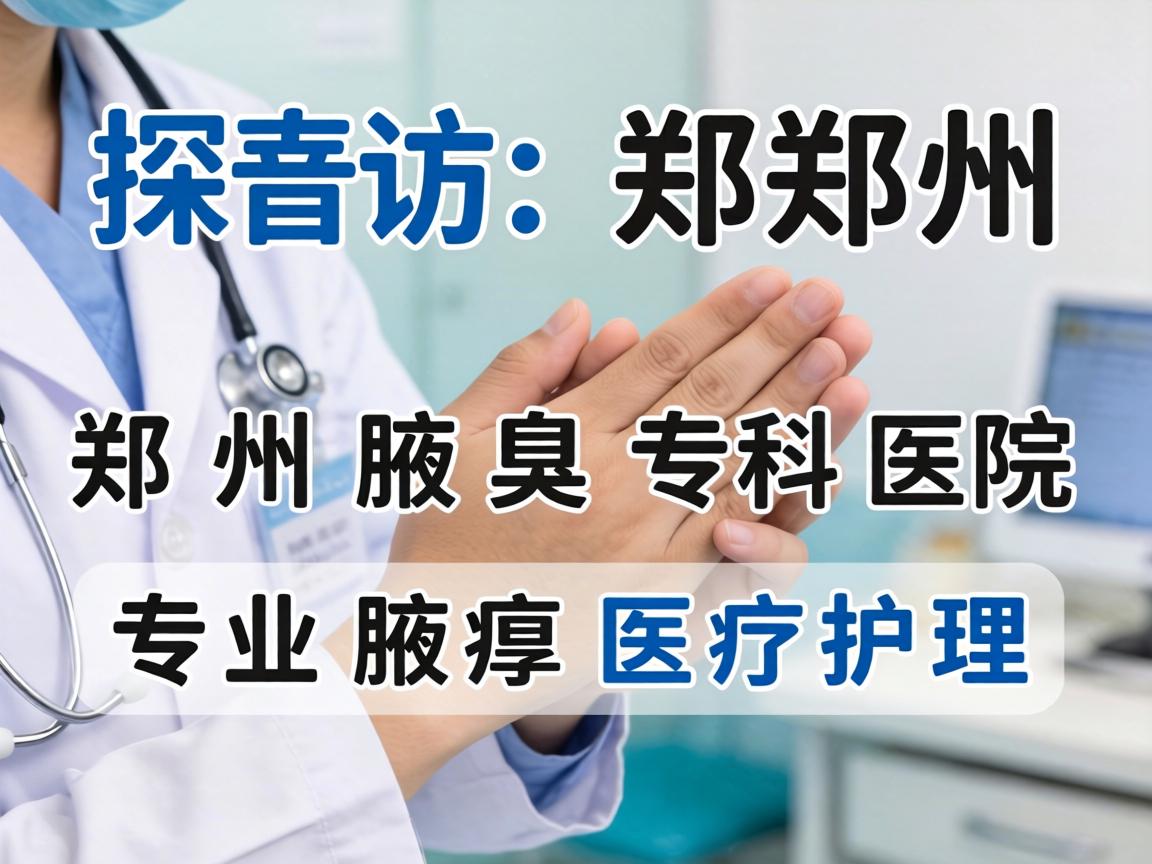 探访郑州腋臭专科医院，解析专业腋臭医疗护理