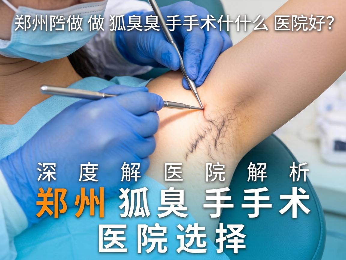 郑州做狐臭手术什么医院好？深度解析郑州狐臭手术医院选择