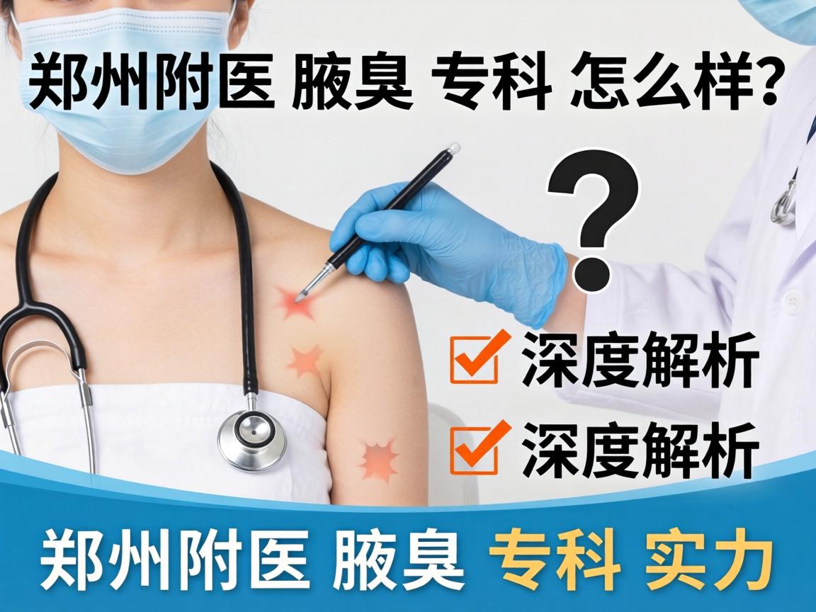 郑州附医腋臭专科怎么样？深度解析郑州附医腋臭专科实力