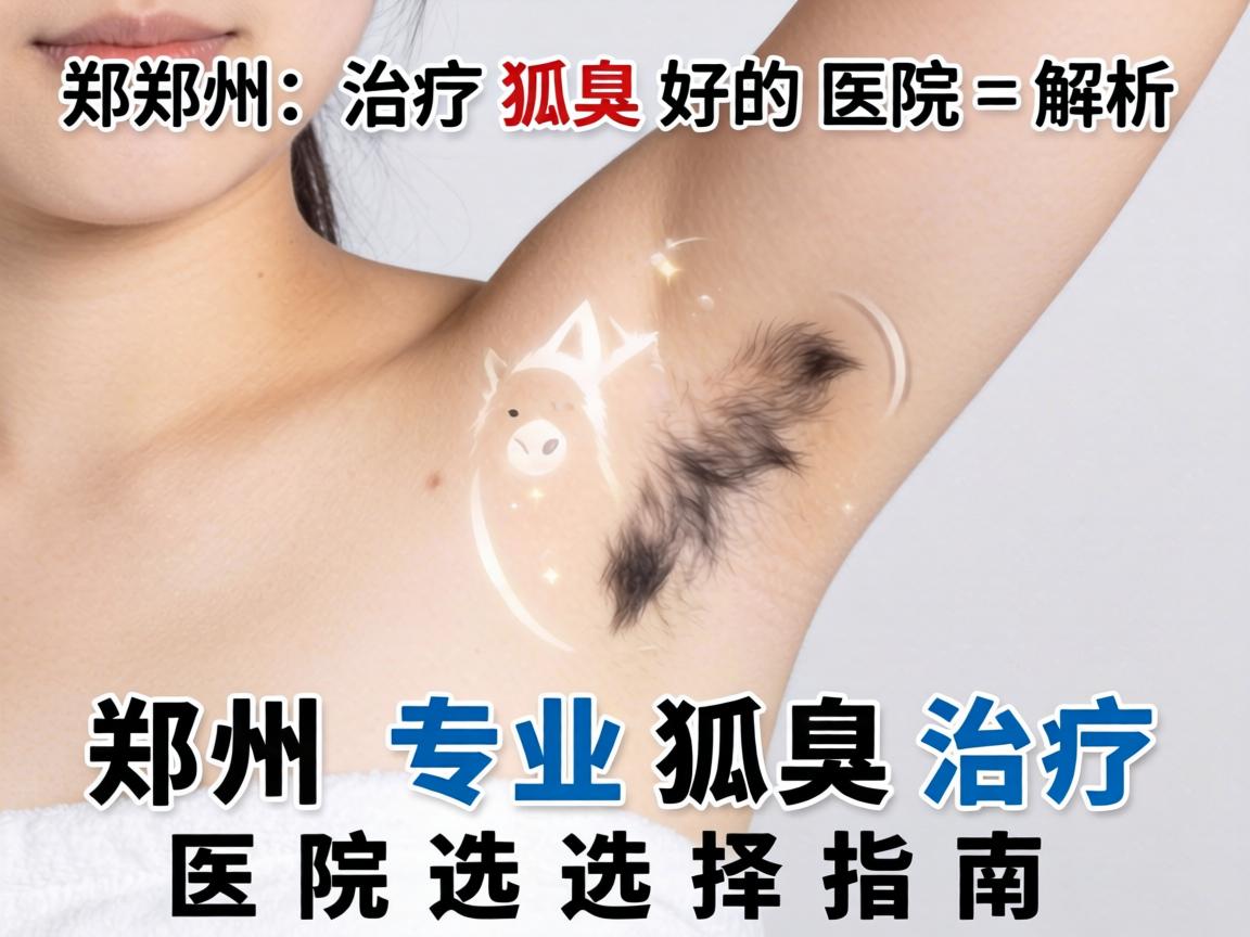 郑州治疗狐臭好的医院解析，郑州专业狐臭治疗医院选择指南