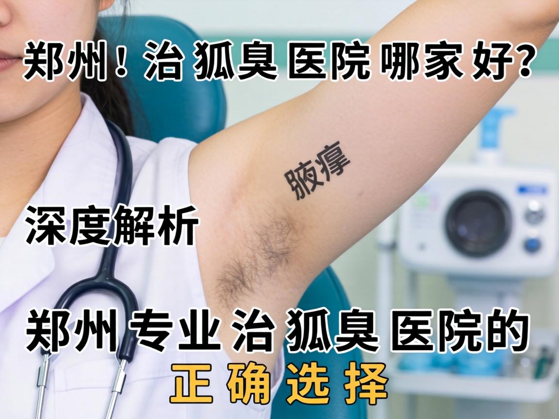 郑州治狐臭医院哪家好？深度解析郑州专业治狐臭医院的正确选择